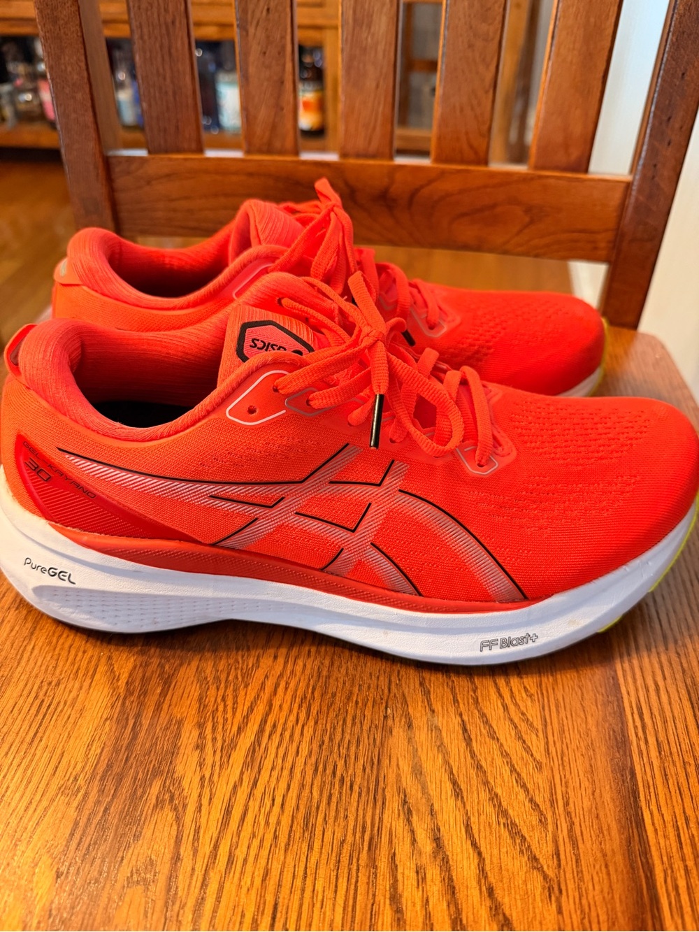 Asics Women’s Bright Red-Orange Running Shoes